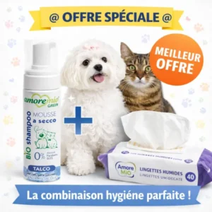 Un animal propre et frais, sans bain, sans stress. 🐶🐱✨